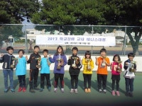 신례초, 전교생 참가 학교장배 교내 테니스대회 열어