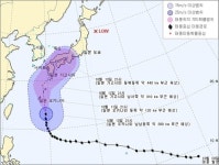 태풍 봉퐁 간접영향, 제주도 강풍예비특보…해상엔 풍랑특보