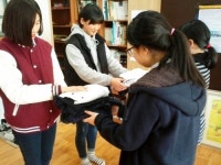 한림여중, 꿈·비·디 교복 물려주기 행사