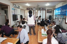 제주한라병원, 하모1리 노인회관 찾아 진료봉사활동