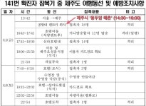 141번 환자 제주 동선 추가 확인...5일 용담동 식당 방문