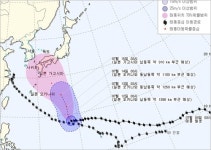 제주, 태풍 찬홈 영향 윗세오름에 1041mm 물폭탄…호우에 곳곳 강풍도