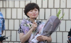 6년 6개월만에 교단 복직 진영옥 드디어 학교에 돌아왔습니다