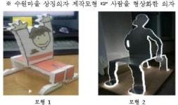 수원시-제주시-낙천아홉굿마을, 수원 마을 상징의자 기증 제막식