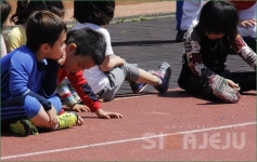 유해성 판정 우레탄 운동장 제주 초등학교 가을운동회 정상 추진
