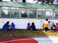 귀덕초, 우리 학교를 아름답게 벽화 그리기