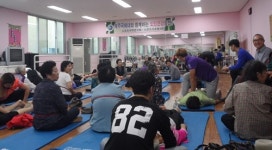 제주국제대 스포츠 재활학과, 복지관 찾아 재능기부 봉사활동