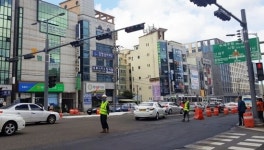 제주도 중앙로 우선차로제 부분 개통 첫날 곳곳 혼선