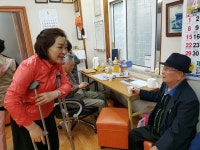 삼도1동·2동 이선화, 발목 부상에도 선거운동 적극 펼치겠다