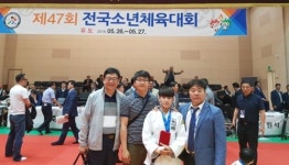 위미중, 제47회 전국소년체육대회서 김민정 선수 금메달