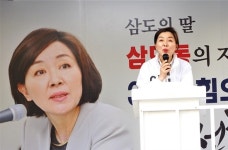 이선화, 게릴라유세로 지역구 누비며 표다지기