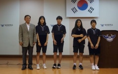 효돈중, 천일 김공순 선생 장학금 전달식 개최