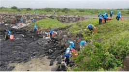 대한민국상이군경회, 동복리 해안가 자연정화 활동
