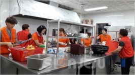 제주송악라이온스클럽, 서부종합사회복지관 경로식당 봉사