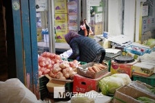 [M포토] 하루 일과를 마친 신정제일시장