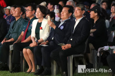 「M포토」 구례동편소리축제 참석한 주철현·김순호