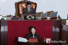 「M포토」 국힘 이달희, ‘중수청법’ 무제한 토론