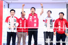 「M포토」 구로구 길거리 유세 나선 오세훈