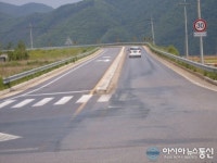 운암교차로 분리대 길이 조정 사고 예방해야