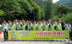 영월국유림관리소, 지역주민과 산림정화 활동 전개