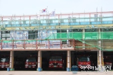 광주 동부소방서는 수리 중