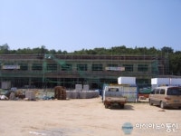 내북초 이전 신축공사현장....안전·환경 불감 증 극치