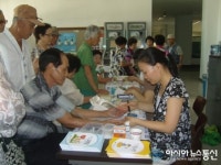 아산시보건소, 순천향대학교와 함께 어른신 건강홍보관 운영
