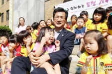 청주 동명어린이집 유아 도청 기후학교 견학