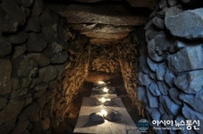 창녕 교동 7호분 석실 내부 공개