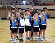 구미시 봉곡초등학교 2012 전국학교스포츠클럽 배드민턴 대회 준우승