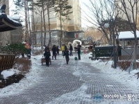 안양 관양1동 동편마을 4단지 눈 치우기 실시