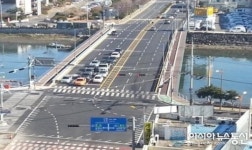 마산 자유지역교 확장 공사 ‘완료’