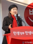 박근혜 후보, 산본중심상가 앞 발언