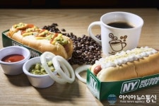 뉴욕핫도그앤커피, 핫도그 41%할인 판매