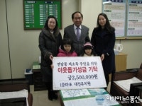 마포 대진유치원, 불우이웃 위해 250만원 기부