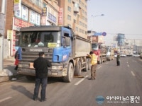 김포시, 주민불편해소 위해 인향로 과적차량 단속