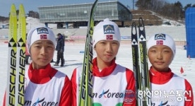 전남 화순초 스키부 동계체전 은2 획득 쾌거