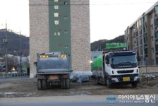 고령읍 시가지 일대 대형차량 밤샘 불법주차 여전