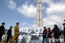 양주, 가래비 3.1운동 기념비 앞에서 재연돼는 당시 상황