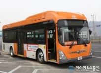 행복청, BRT차종, CNG하이브리드버스로 1차선정