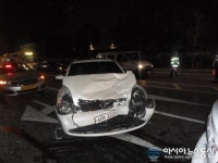 현대중공업 앞, 만취운전자 차량 4대 충돌