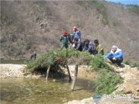 ”진안 감동마을 섶다리 보러 오세요”