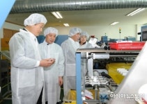 송영길 인천시장, (주)디엠트 기업탐방 현장