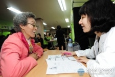 건강진단 상담하러 온 할머니, 나의 건강점수는 몇 점?