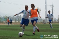 양주 백석생활체육공원 축구장서 여성축구팀 친선경기중