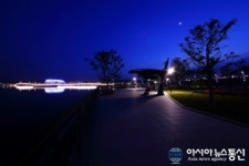 세종시 호수공원에 밤이 깃들다
