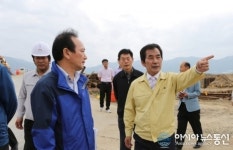합천군수, 우수기 대비 수해복구 사업장 점검