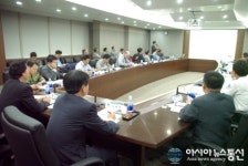미군부대 폐기물 관련 보고회 갖는 평택시