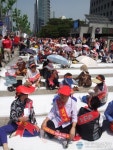 한국전력 본사 앞, 변전소 반대 시위