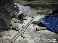 경북도 종합건설사업소 현장 환경의식 실종